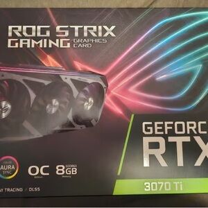 ASUS ROG Strix GeForce RTX 3070 Ti - Black and Green